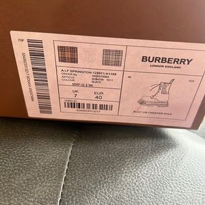 Burberry Boots- sold